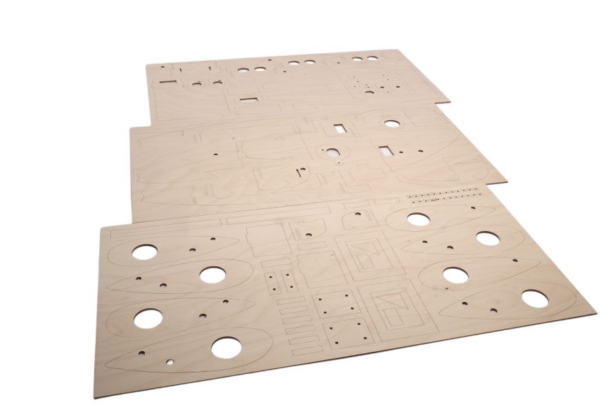 Spantensatz Airwolf/Bell 230/430 Benzin/Elektro