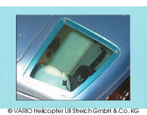 UH-1B obere Scheiben, grün