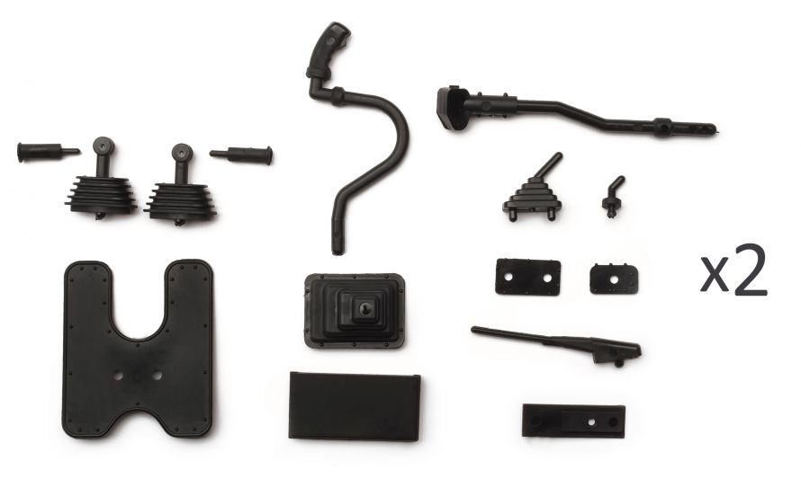 Joystick set with pedals 1:6 - 1:8