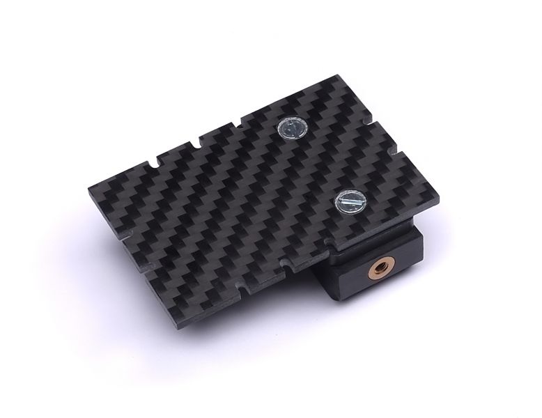 CFRP gyro/receiver plate