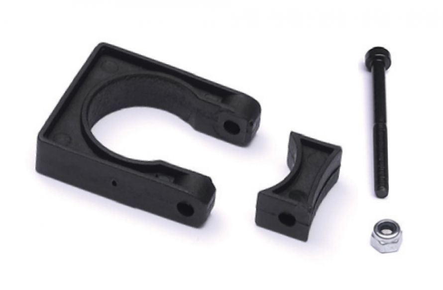 Tail fin and strut holder 2-part
