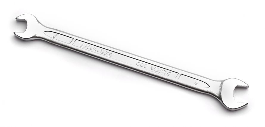 Open-end spanner, size 7 and 8