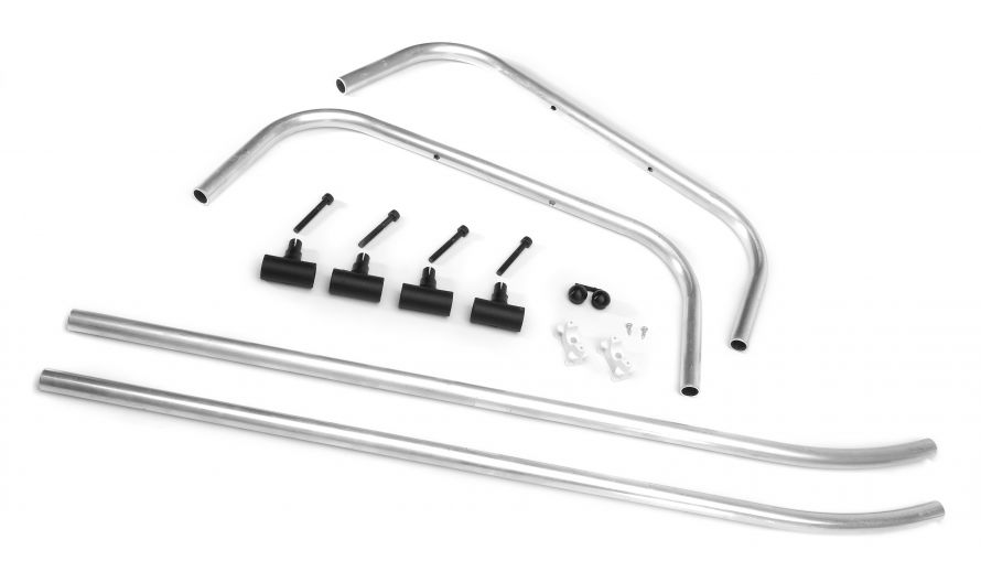 Skid landing gear for big Jet Ranger