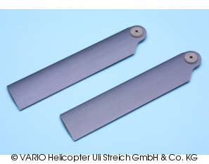 Heckrotorblätter 143 mm, Alu