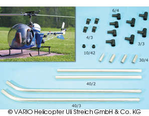 Kufenlandegestell Bell 47 G II