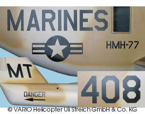 Aufkleber für CH-53