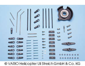 Swashplate/hovedaksel adapter for GPH 70 turbin