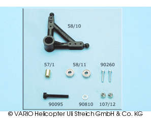 Roll-axis lever set
