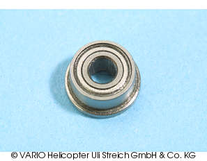 Flenset kulelager 3 x 7 x 3 mm