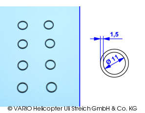 O-Ring 1,5 x 11 mm, weich