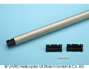Aluminium halebom 20 x 0.8 x 780 mm sølv
