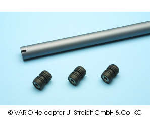 Tail boom ballraced 20 x 0.8 x 810 mm, titanium