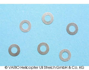 Paßscheibe 4 x 7 x 0,5 mm