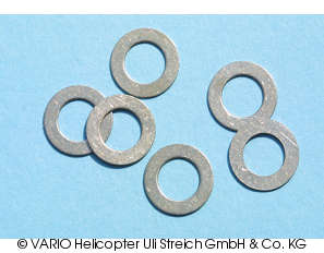 Paßscheibe 10 x 16 x 0,5 mm