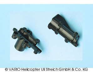 Tail rotor housing 2-part