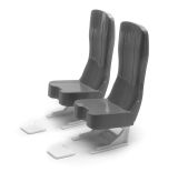 Pilots seats x2 Agusta AW 139 1:7