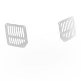 Ventilation grilles front