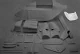 BK 117 fuselage reinforcement, turbine