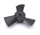 3-Blatt-Lüfter schwarz, 8 mm