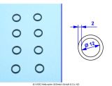 O-ring 2 x 12 mm soft