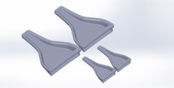 Lufteinlass Naca duct unten vorne x2 & oben x2 1:4