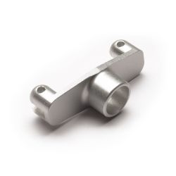 Alu-Steuerbrücke, 2-Blatt, Bohrung Ø8 für Welle 6mm