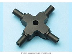 Four-bladed hub, 5 mm ∅