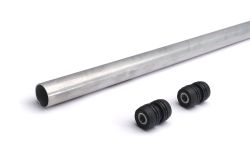 Alu-Heckrohr 20x780mm blank kugelgelagert