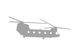 Autoaufkleber Chinook silber matt