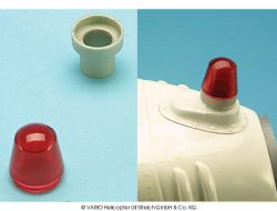 Lamp holder red