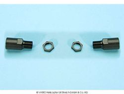 Flex hose screw fittings set