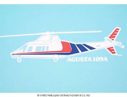 Autoaufkleber Agusta weiß