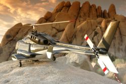 AIRWOLF 1:7 big Airwolf - Fuselage kit