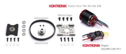 Electric drive set for Lama 1.80 m