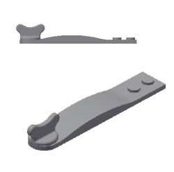 Wing screw brackets x9 UH 1:6