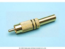 Contact plug gold-plated