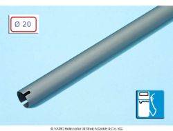 Alu-Heckrohr 20 x 0,8 x 900 mm, titan