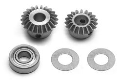 Kegelrad-Set zur Drehzahlerhöhung