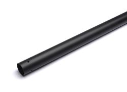 Alu-Heckrohr 25 x 0,8 x 790 mm, schwarz