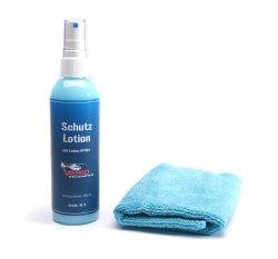Schutz-Lotion mit Lotuseffekt