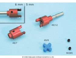Klauenkupplung 6 mm + 5 mm