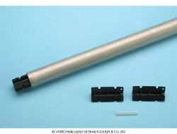 Alu-Heckrohr 20 x 0,8 x 780 mm, silber