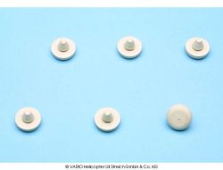 Gummiplugg 14mm, konet 5 x 6mm.