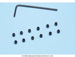Madenschraube M 3 x 3, flach mit Werkzeug