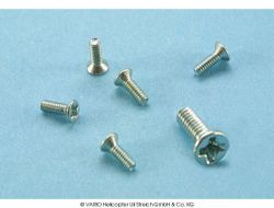 Recessed countersunk screw M 2 x 6