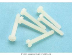 PVC screw M 3 x 20