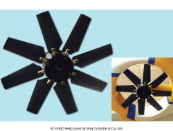 Fenestron 8-Blatt komplett mit Getriebe