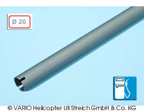 Tube AC 20 x 0,8 x 900 mm, titane