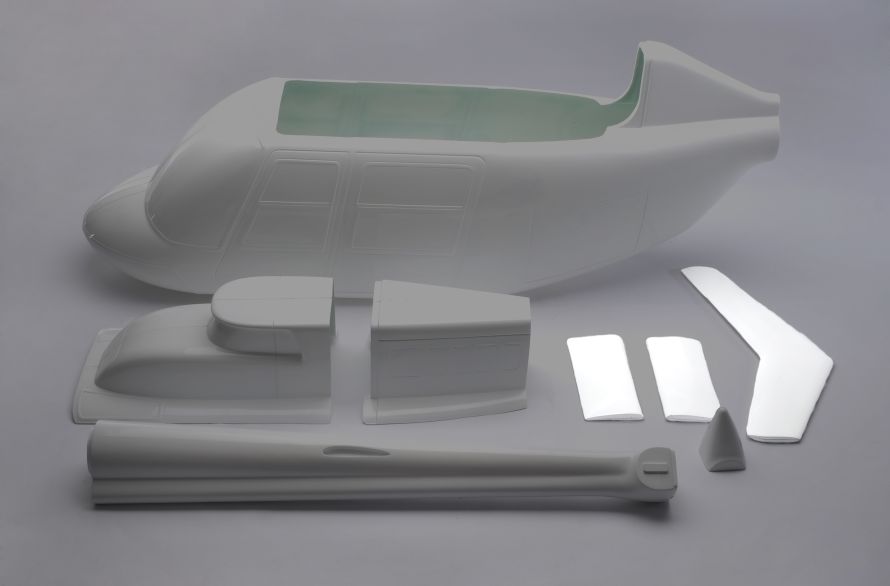 Kit empennages Jet Ranger