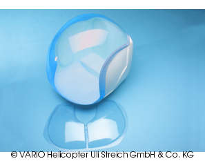 Verrière pour Bell 47 G III, bleu, avec 2 vitres de porte